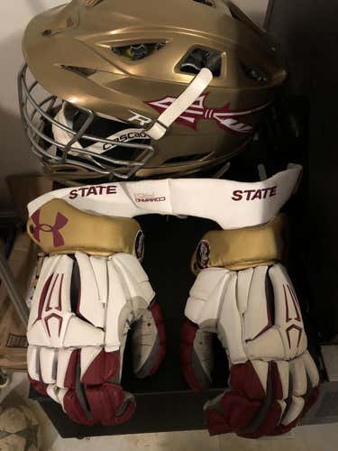 FLORIDA STATE UNIV Under Armour Command Pro 2 Lacrosse Gloves