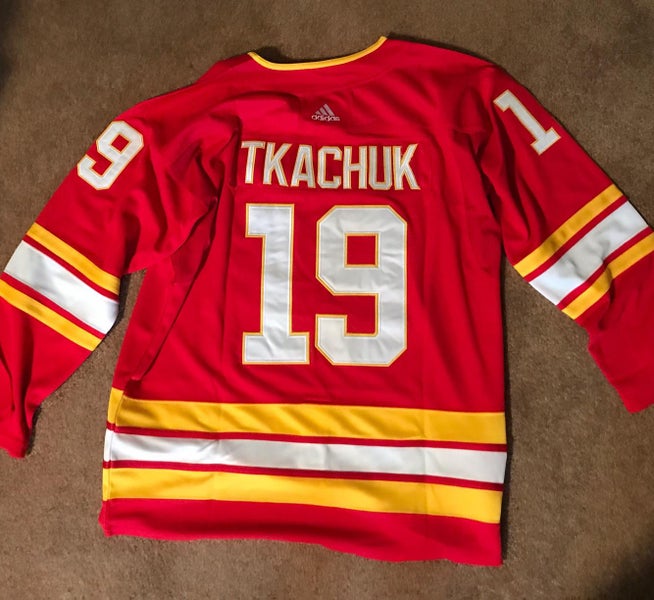 Brand NEW MATTHEW TKACHUK Calgary Flames 3rd Jersey