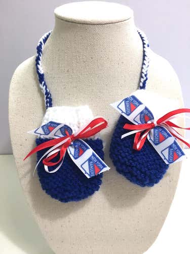 Rangers Handmade Baby Mittens