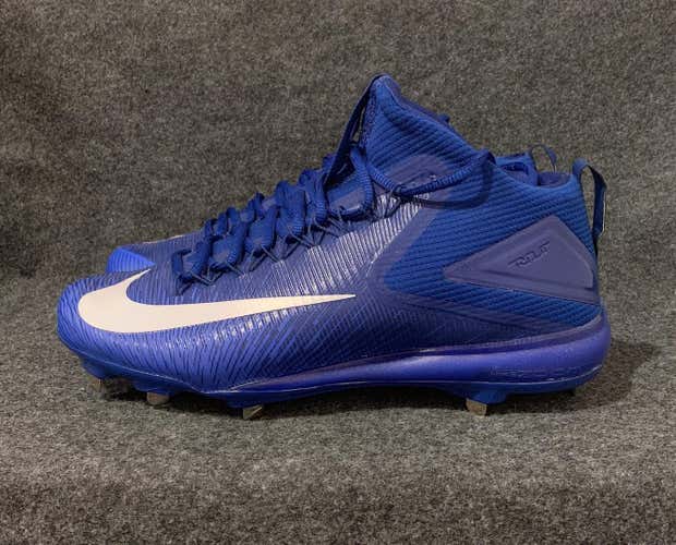 Nike Zoom Trout 3 Baseball Cleats Royal Blue/White 856503-447  Size 12