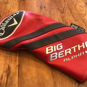 Callaway Big Bertha 816 Alpha Red Driver Head Cover 1402