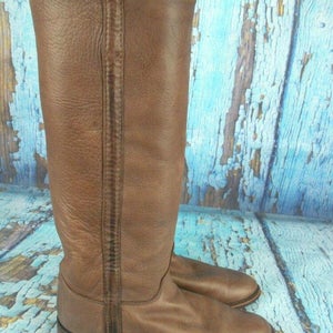 Justin L3851 Brown Leather Tall Roper Riding Boots Women's Size: 6.5 B