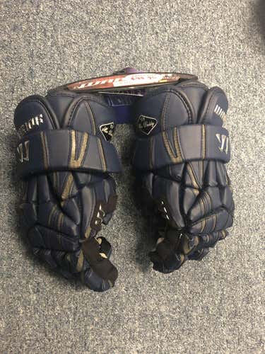 New Warrior Macdaddy Lacrosse Gloves - Navy