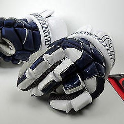 New Warrior MD4 Lacrosse Gloves - Navy/White