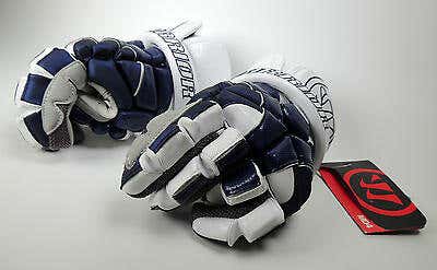 New Warrior MD4 Lacrosse Gloves - Navy/White