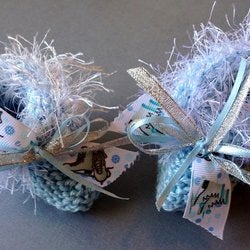 Ice Skating Handmade Baby Booties