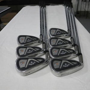 Callaway X2 Hot Iron Set - 4-PW - Speed Step 85 Stiff Flex Steel - NEW - LH