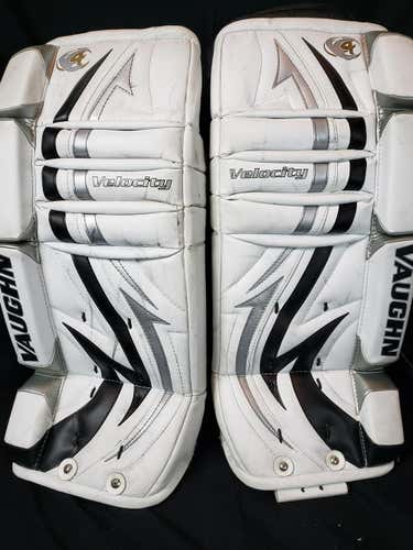 Vaughn Velocity V4 Goalie Leg Pads Youth 22+1