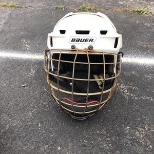 Bauer Helmet With Cage