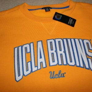 CHAMPION UCLA BRUINS SWEATSHIRT FULLY-SEWN LOGOS BRAND NEW $60 XL XLG GOLD HTF LOS ANGELES TEAM RARE