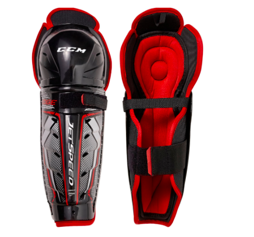 CCM Jetspeed FT350 Shin Pads Youth Pro Stock