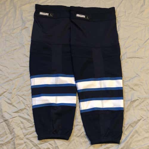 Size L Reebok Edge Winnipeg Jets Game Worn Socks