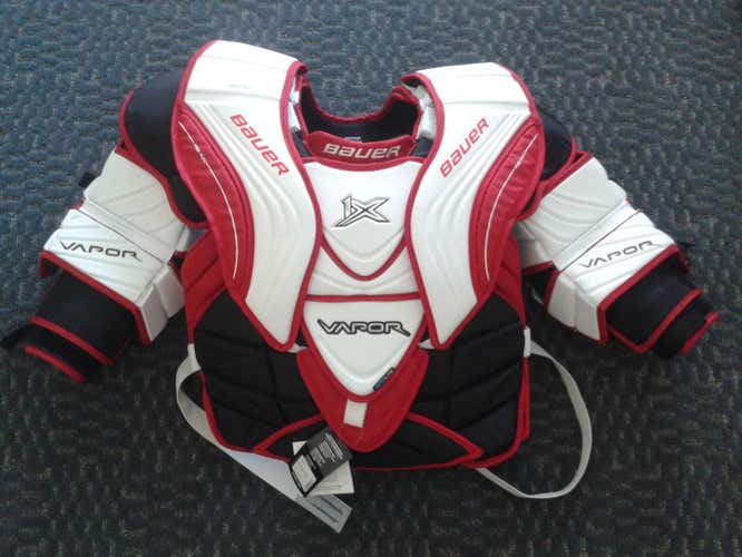 New Bauer Vapor 1X Goalie Chest and Arm Protector  Senior Pro Stock