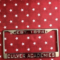 Culver License Plate