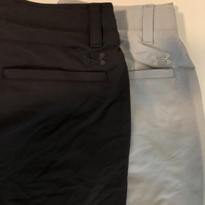 Under Armour Match Play Golf Pants - Black & Grey