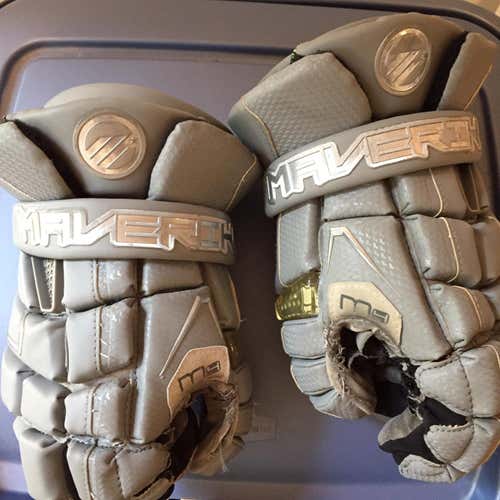 Used Maverik M4 Lacrosse Gloves