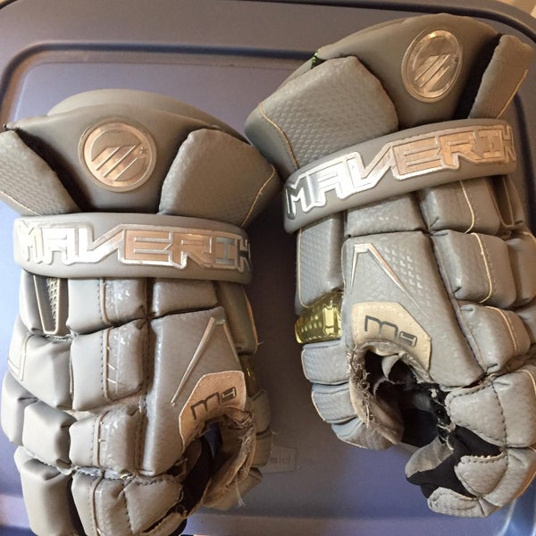 Used Maverik M4 Lacrosse Gloves