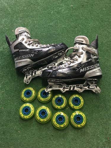 Mission Inhaler Inline Skates Senior Size 8.5