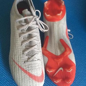 New Nike Mercurial Vapor XII 360 Flynit ACC Size 6 Wolf Grey