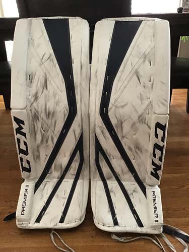 CCM Premier II Pro Goalie Leg Pads Senior 34+1
