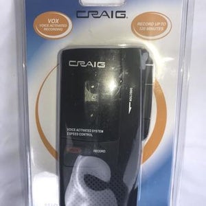 Craig VOX Voice Activated Micro Cassette Tape Recorder CR8003 NEW