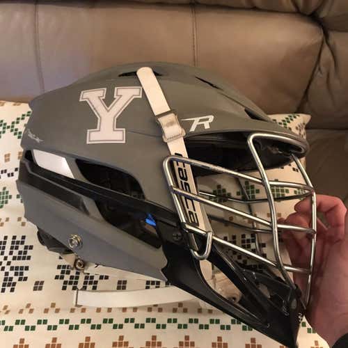 Yale University Game Worn Lacrosse Cascade R Helmet
