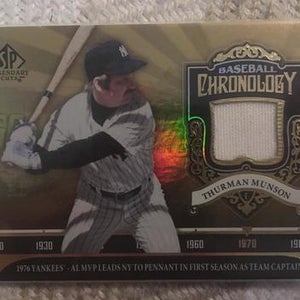 2006 Upper Deck SP Legendary Cuts Jersey Card (Munson)