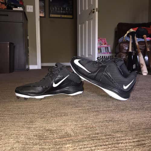 Nike MVP Black Baseball Cleats