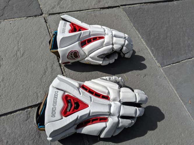 Brown University Maverik Rome RX3 Lacrosse Gloves