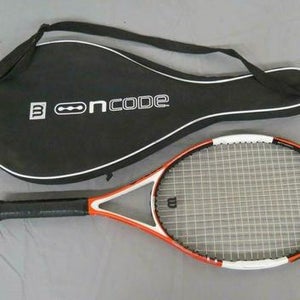 Wilson nCode nTour 105 Sq In Tennis Racquet w/4-1/2" Grip & Case EXCELLENT LOOK