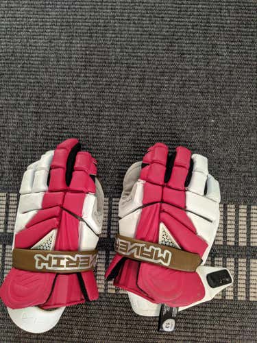 Brown Men's lacrosse Maverik Max Lacrosse Gloves