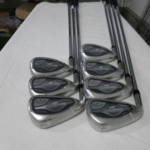 Callaway Steelhead XR Iron Set - 5-PW, AW - Regular Flex Steel - NEW - LH