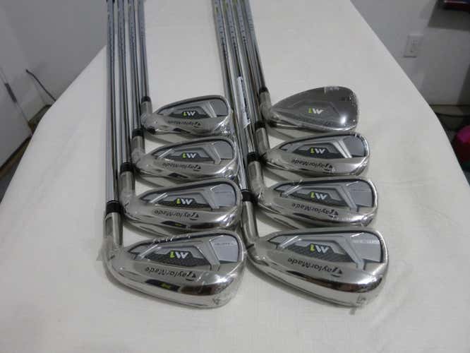 TaylorMade M1 Iron Set M-1 - 4-PW, SW - XP 95 R300 Regular Flex Steel - NEW