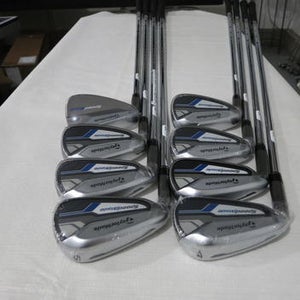 TaylorMade SpeedBlade Iron Set - 4-PW, AW - Regular Flex Steel - NEW - LH
