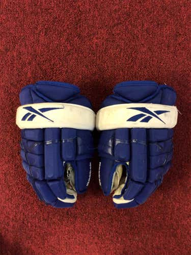 Used Toronto Maple Leafs Reebok Gloves Size 14” Pro Stock Item#JGL05