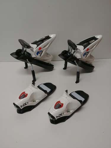 Look 2018 NX 7 Lifter B73 Junior Ski Bindings : White Icon : DIN 2-7