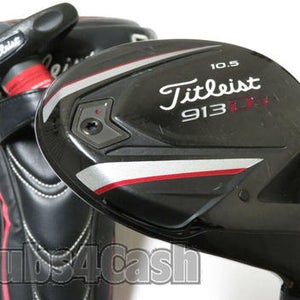 Titleist 913D3 Driver 10.5* Graphite Design 70 X Flex +Cover .. NICE  #35279