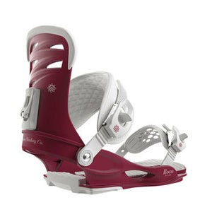 UNION 2019 ROSA WOMENS SNOWBOARD BINDINGS, SZ MEDIUM, BURGUNDY, NEW