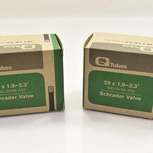 Q-Tubes Bicycle Inner Tube 29 x 1.9-2.3" 700 x 47-52mm Schrader BUNDLE OF 2