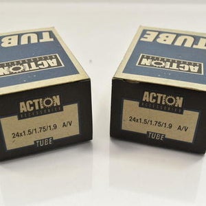 Action Inner Tubes 24 x 1.5-1.9" Schrader Valve Bundle of 2 NEW