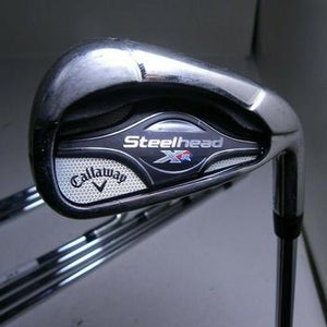 Callaway Steelhead XR Irons 4-PW +AW RH Steel XP95 st15 Stiff Flex +1"