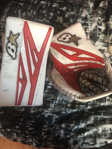 G-Netik 8.0 Goalie Glove & Blocker Regular Senior