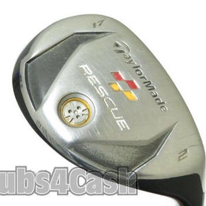 TaylorMade Rescue 2009 Hybrid 17* 2H REAX 65 Stiff Flex NO Cover  #35290