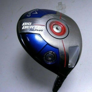 Callaway Big Bertha Alpha 9* Driver RH Fubuki Zt 60 Regular Flex +HC