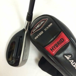 Adams Idea a12 OS 28° 6 Hybrid w/ Head Cover Pro Launch Blue Regular Flex