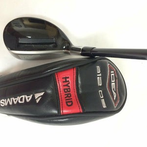 Adams Idea a12 OS 22° 4 Hybrid w/ Head Cover Pro Launch Blue Regular Flex