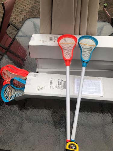 Mini Lacrosse Sticks And Balls Read Description