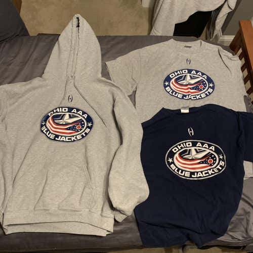 Ohio AAA Blue Jackets Clothes Medium