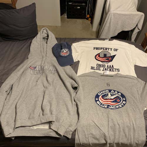 Ohio AAA Blue Jackets Apperel Large