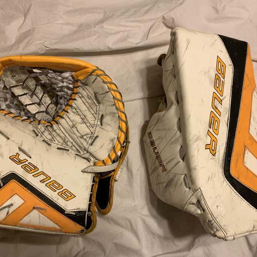 Supreme One.9 Goalie Glove & Blocker Regular Senior Pro Stock